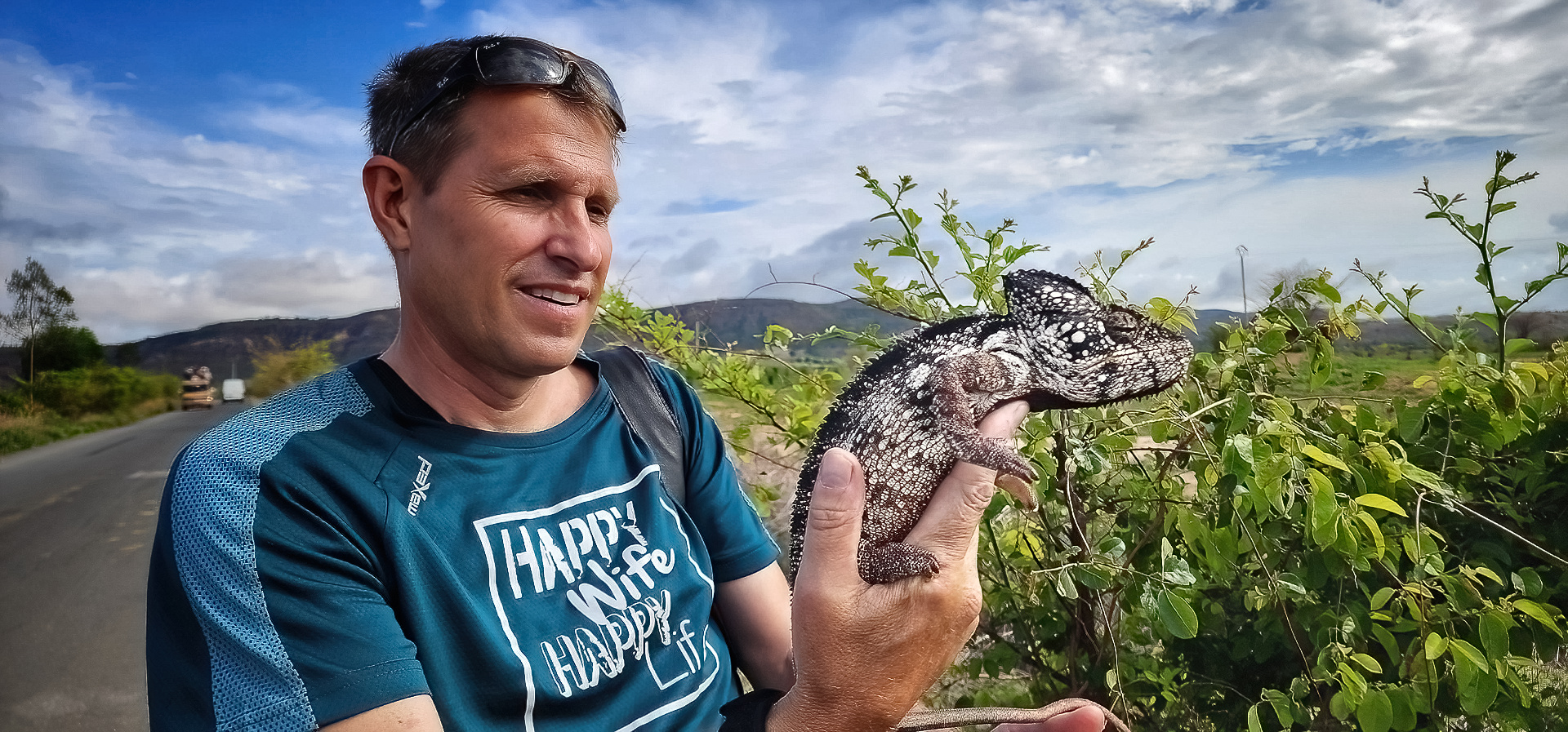 Giant Chameleons of Madagascar, Madagascar, Oustalet's Chameleon, Parsons Chameleon, Endemic Species, Alex Aitkenhead, The Red Island, $th Largest Island in the world, Reptiles, Reptiles of Madagascar